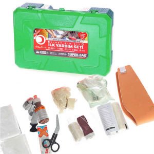 Hayat Kurtaran Süper Bag İlk Yardım Seti, Full Dolu Özel Çantalı - İlk Yardım Çantası