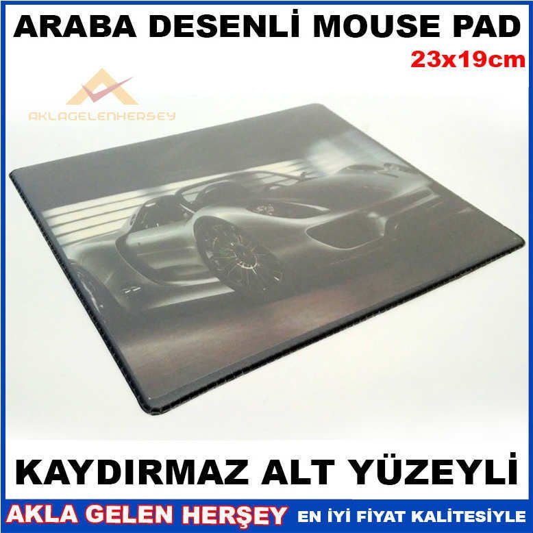 KAYMAZ ALT YÜZEYLİ ARABA DESENLİ MOUSE PAD NO2