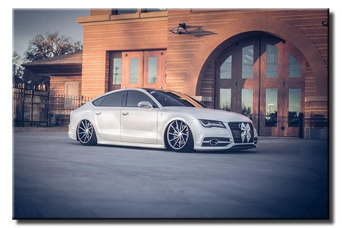 VOSSEN JANTLI AUDI 6 değişen ölçü ORİJİNAL KANVAS TABLO
