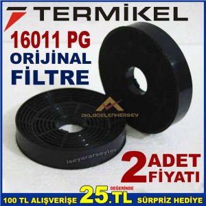 TERMİKEL 16011 PG ANKASTRE DAVLUMBAZ FİLTRESİ 16011 PG ASPİRATÖR KARBON FİLTRE