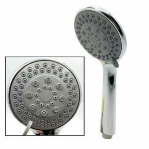 5 Fonksiyonlu Büyük Boy Duş Başlığı 65 Delikli Tazyikli Fıskiye