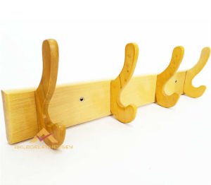 NOSTALJİK ASKI 4 KANCALI AHŞAP DUVAR ASKISI