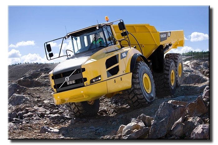 VOLVO BÜYÜK KAMYON 6 değişen ölçü ORİJİNAL KANVAS TABLO
