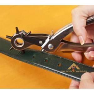 Deri Kumaş Kemer 5 Farklı Ölçüde Delme Pensesii