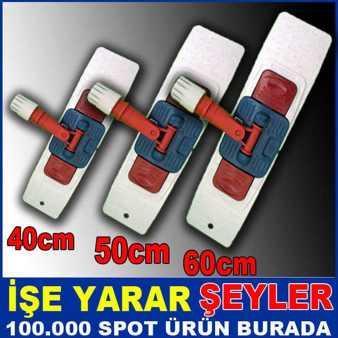 50 CM PALETLİ NEMLİ MOPLAR İÇİN UYGUN HERYÖNE HAREKET EDEBİLEN MASFALA SAHİP PASPAS APARATI-1