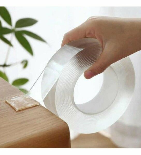 KALIN GENİŞ NANO BANT ŞEFFAF ÇİFT TARAFLI 3CMX2MT