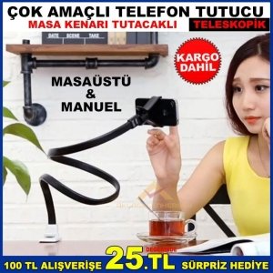 ÇOK AMAÇLI TELESKOPİK CEP TELEFONU TUTACAĞI