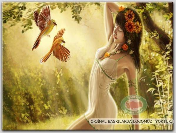100x70cm ÇERÇEVELİ CANVAS TABLO FANTASY C01 1381