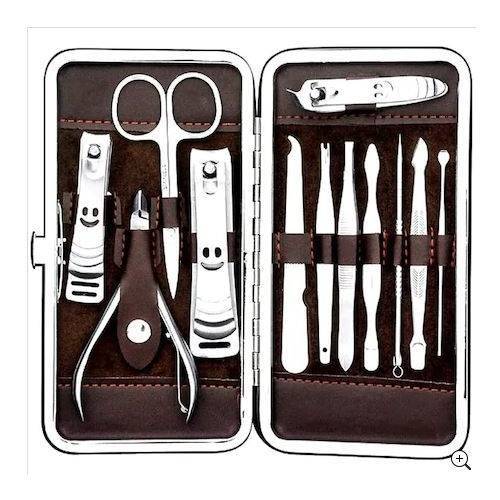 12 Parça Tırnak Makası Manikür Pedikür Seti Takımı Çantal
