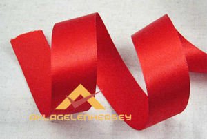 5 cm 10 METRE 1. KALİTE KIRMIZI SATEN KURDELA