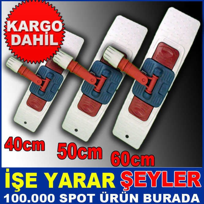 60 CM PALETLİ NEMLİ MOPLAR İÇİN UYGUN HERYÖNE HAREKET EDEBİLEN MASFALA SAHİP PASPAS APARATI