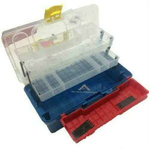 Çiftsan 15'' Balıkçı Takım Çantası 17x31x15cm Şeffaf 2 Adet Raflı Ve Extra Gözlü Profesyonel Çanta