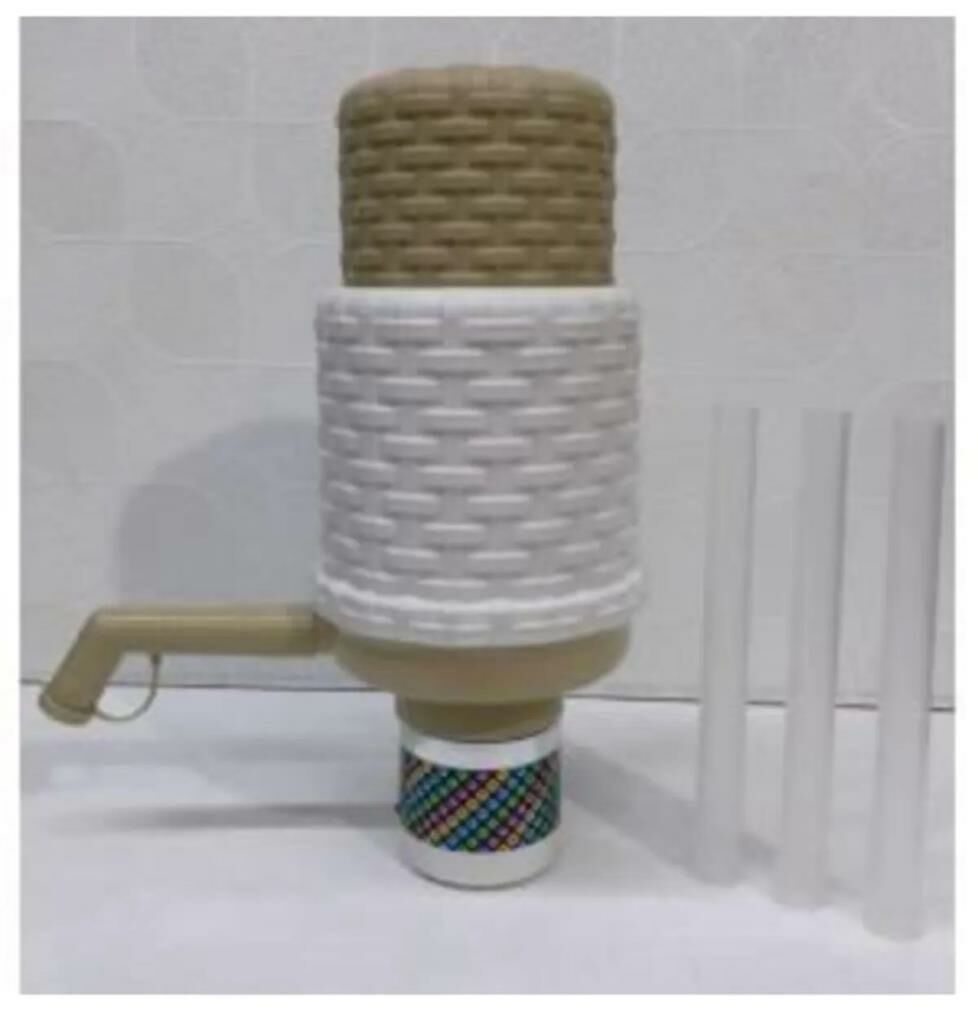 Hasır Desenli Raddan Damacana Su Pompası Damlatmaz Tüm Damacalara Uyar Damacana Pompası