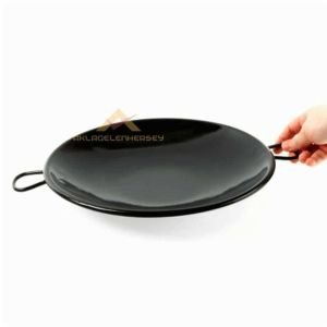 YANMAZ YAPIŞTIRMAZ 32cm EMAYE SAC KAVURMA ve GÖZLEME TAVASI