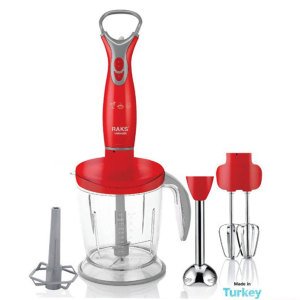 Raks Veramix Blender Seti 700w Turbolu 4'lü Set Paslanmaz Çelik Bıçaklı 2 Yıl Garantili