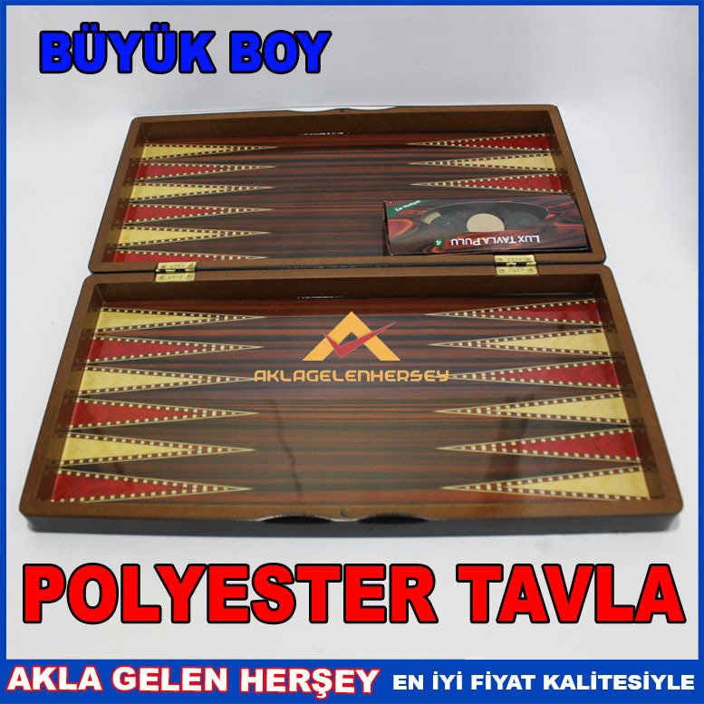 MIKNATIS KİLİTLİ BÜYÜK BOY ESER POLYESTER TAVLA