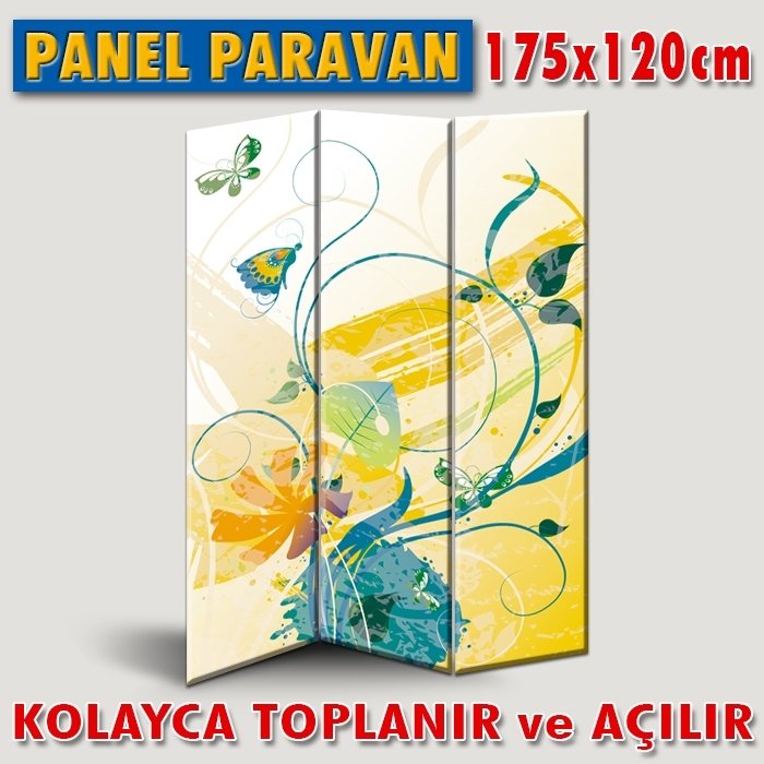 GÖRSELLİ KATLANIR PANEL BÖLME SİSTEMİ - SULUBOYA KELEBEK