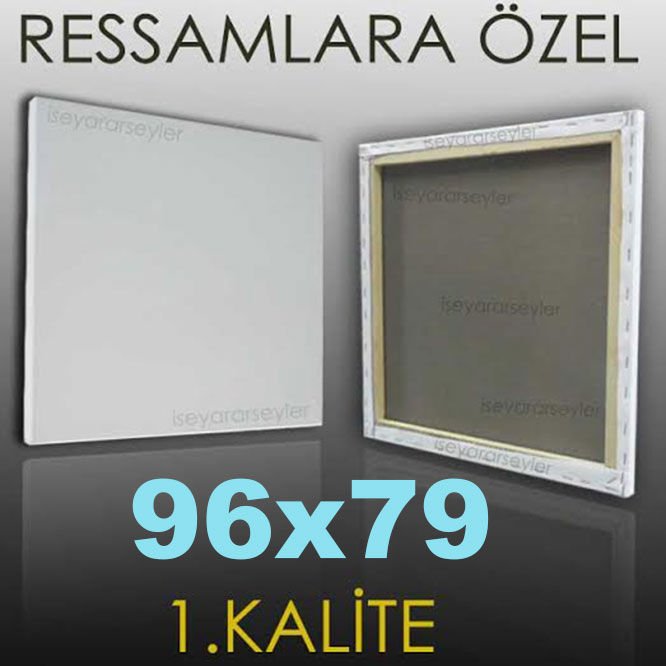 RESSAMLARA ÖZEL BOŞ RESİM TUVALİ HAZIRTUAL 96x79