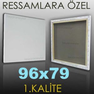RESSAMLARA ÖZEL BOŞ RESİM TUVALİ HAZIRTUAL 96x79