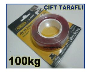 Çift Tarafli Silikon Bant Güçlü Çift Taraflı Bant Akrilik Silikonize Kuvvetli Çift Tarafli Bant