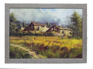 Gri Renkte 52x39cm Ebatında Ahşap Kaliteli Çerçeve