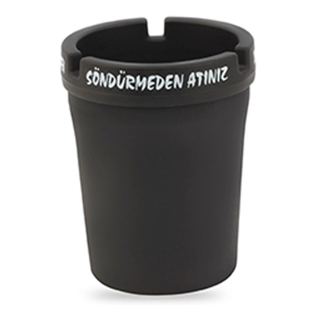 Sigara Dumanını Hapseden Kokusuz Dekoratif Siyah Renkli Küllük