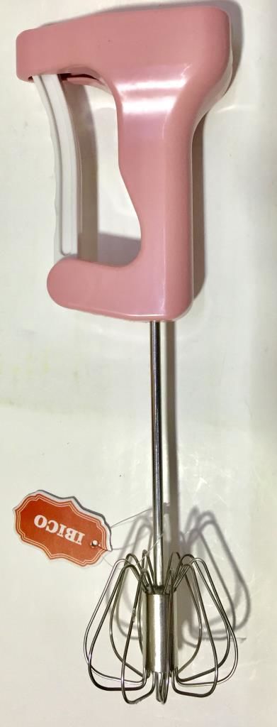 30cm Saplı Elle basmalı Paslanmaz Çelikten Kaliteli Hammaddeden Çırpıcı