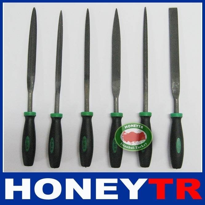 ÇELİK EĞE SETİ FARKLI ŞEKİLLERDE 6lı mini eğeler SAATÇİ EĞE SETİ