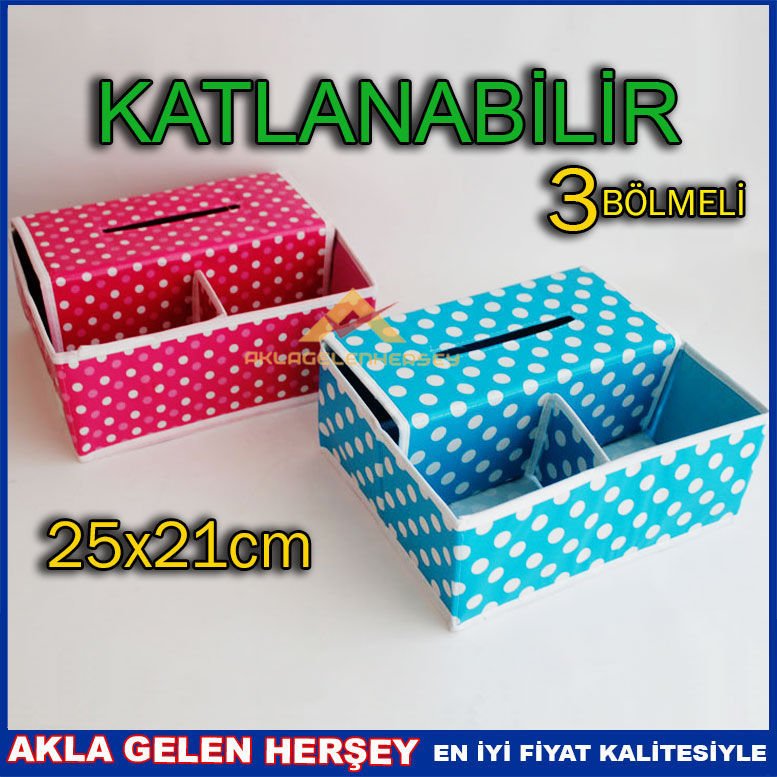 ÇOK AMAÇLI DOKUSUZ KUMAŞ DÜZENLEYİCİ KUTU 