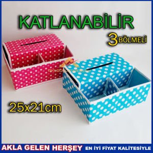 ÇOK AMAÇLI DOKUSUZ KUMAŞ DÜZENLEYİCİ KUTU 