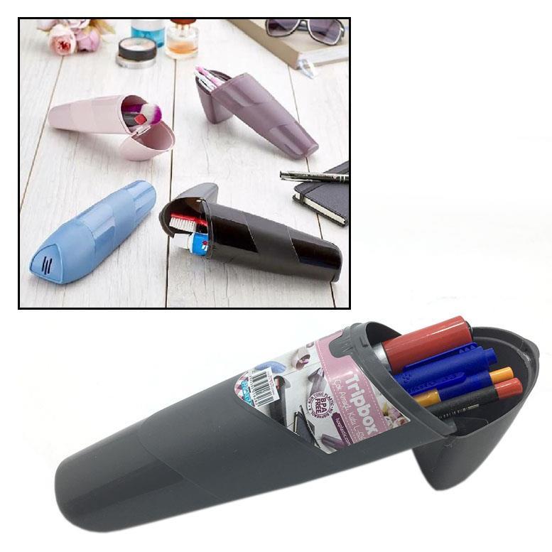 Çok Amaçlı Plastik Kutu Kalemlik Organizer Makyaj Malzeme Kutusu