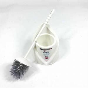 Klozet Fırçası Takımı Zambak Plastik 14x15x37 Kullanışlı Etkili