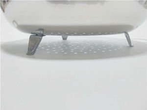 1.KALİTE PASLANMAZ ÇELİK ÇİFT KULPLU SÜZGEÇ MEYVE MAKARNA SÜZGECİ