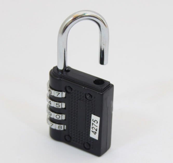 4 Haneli Şifreli Çelik Asma Çanta Bavul Kilidi