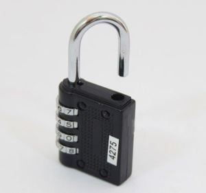 4 Haneli Şifreli Çelik Asma Çanta Bavul Kilidi