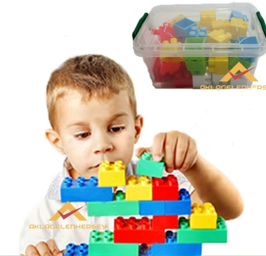 50 Parça Lego Seti Özel Saklama Kutusu İçerisinde 1.Kalite