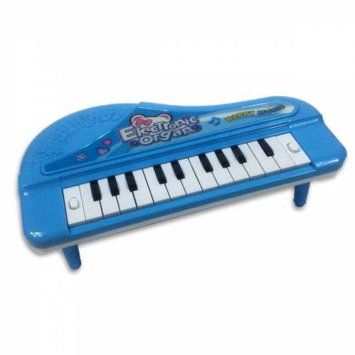 Oyuncak Piyano Pilli ve Renkli Işık Efektli  Melodili Müzik Aleti