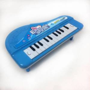 Oyuncak Piyano Pilli ve Renkli Işık Efektli  Melodili Müzik Aleti