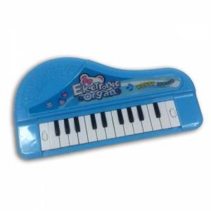 Oyuncak Piyano Pilli ve Renkli Işık Efektli  Melodili Müzik Aleti