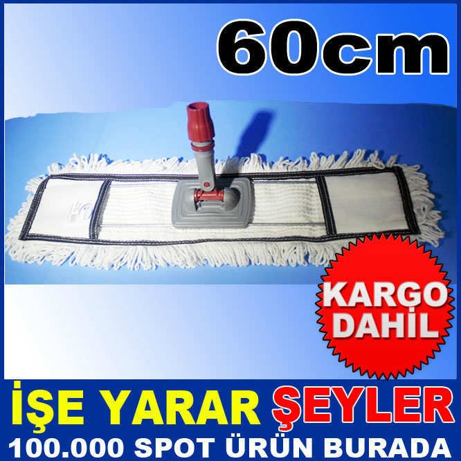 60cm NEMLİ MOPLAR İÇİN UYGUN KURULAMA VE TOZ ALMA İŞLEMİ İÇİN İDEAL PASPAS YEDEĞİ ve TEL APARATI-1