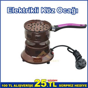 Elektrikli Köz Yakma Makinesi - Nargile Köz Ocağı