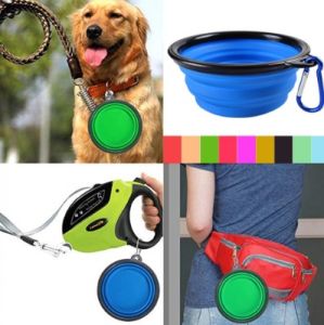 Katlanabilir Kedi Köpek Mama ve Su Kabı