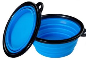 Katlanabilir Kedi Köpek Mama ve Su Kabı