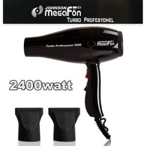 Johnson MegaFön Turbo Profesyonel 2400watt Kuaför Tipi Profesyonel Saç Kurutma Fön Makinesi