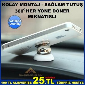 OTO ARAÇ İÇİ MIKNATISLI CEP TELEFON TUTACAĞI
