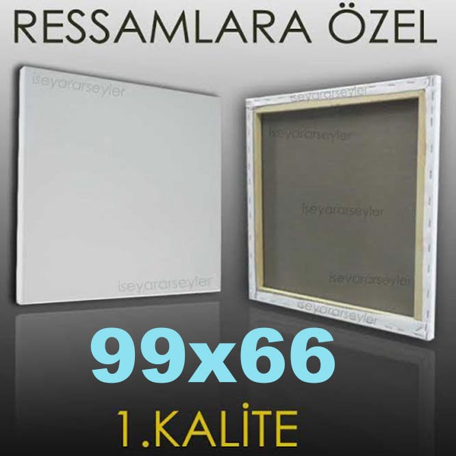 RESSAMLARA ÖZEL BOŞ RESİM TUVALİ HAZIRTUAL 99X66