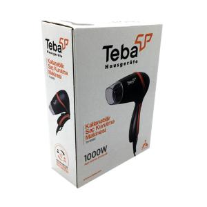 2 Kademeli Katlanabilir Saç Kurutma Makinesi 1000W Isı Emniyetli 2 Yıl Garantili