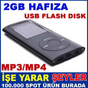 MULTIMEDIA PLAYER USB'li 2GB HAFIZA M4 PLAYER