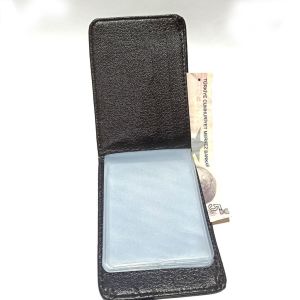 Suni Deri Dik Dıştan Patlı 20 Kartlık Kredi Kart Cüzdanı 10 CM X 8 CM