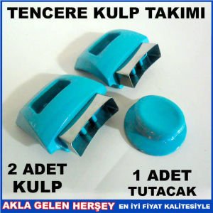 AÇIK MAVİ TENCERE KULP TAKIMI KAPAK TUTACAĞI
